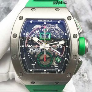 Montre de luxe RM montre-bracelet Richardmillle montre-bracelet RM11-01 R.MANCINI Date mois heure vol retour saut 50*42.7mm RM1101