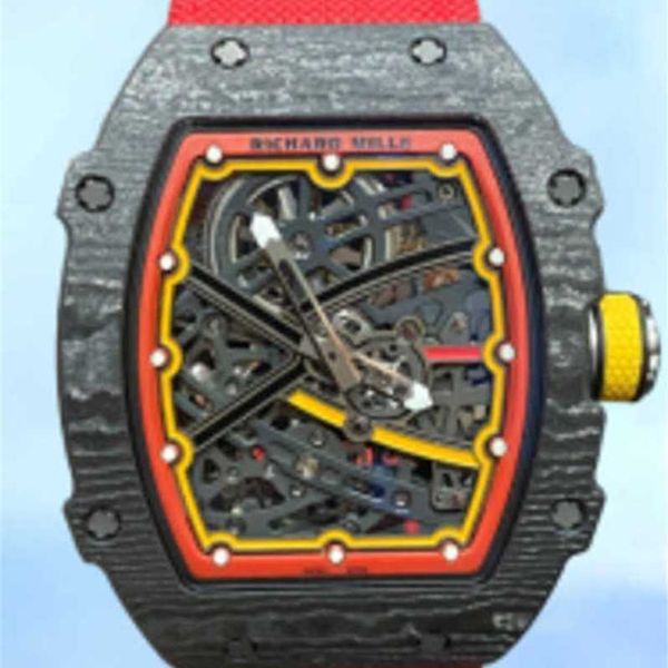Reloj de lujo Tourbillon Wailing cronógrafo CRONOGRO Mecánico Relojes Mensos de lujo Richamilles Swiss Wristwatches Diseñador Watch Y Made Autom 8A1L