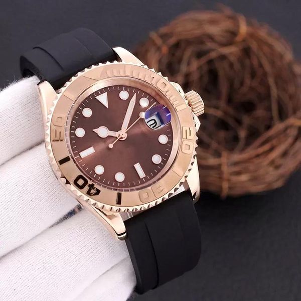 Montre de luxe montres pour hommes en acier inoxydable Original solide Bracelet mouvement automatique Date automatique montres-bracelets classiques 41mm cadran rond montre de luxe