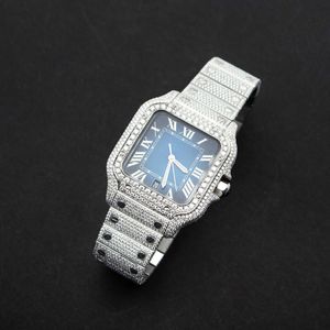 Luxe Horloge Horloges voor Heren Mechanisch Stainls Staal Bling Diamond Volledige Iced Out Moissanite Topmerk Zwitserse Digners