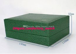 Luxury Watch en bois vert avec caisse de surveillance d'origine Carte Boxescases Luxury Montres1711565