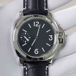 Luxe horloges Horloges Horloges 316l Staal Marina Heren Handmatig Opwindbaar 44mm Sport Recht Mineraalglas Verlichting Handspaner Horloge 5g7t