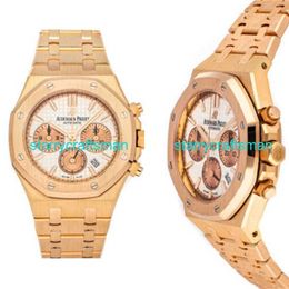 Montres de luxe APS Factory Audemar Pigue Royal Oak Clockwatch Signature Rose Gold Mens Watch 26315or OO.1256OR.01 ST43