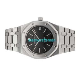 Montres de luxe APS Factory Audemar Pigue Royal Oak Ultra Thin Auto Steel Mens Watch Date 5402st ST6P