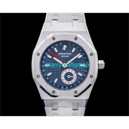Luxe horloges APS Factory Audemar Pigue 25920st/o/0789st/01 Royal Oak kalender SS Blue Dial Stgu
