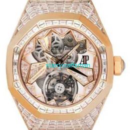 Luxe horloges APS Factory Audemar Pigue Royal Oak Concept Flying Tourbillon 26228or Open Diamond M Stez