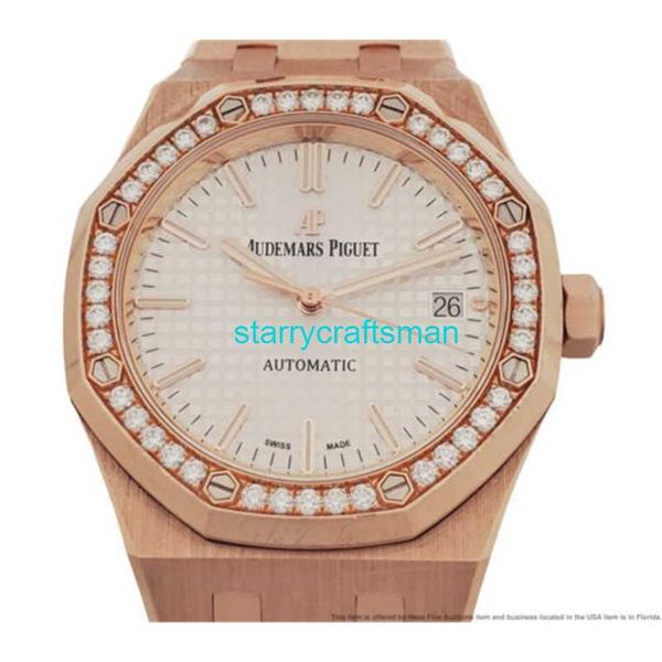 Montres de luxe APS Factory Audemar Pigue Royal Oak 18k Rose Gold Diamond Mens Watch Sty1