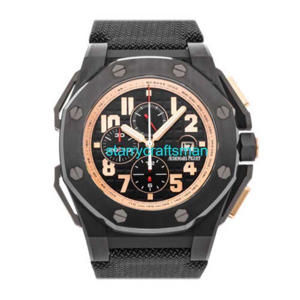 Montres de luxe APS Factory Audemar Pigue Royal Oak Offshore Auto Ceramic Mens Watch 26378io.OO.A001KE.01 ST5W