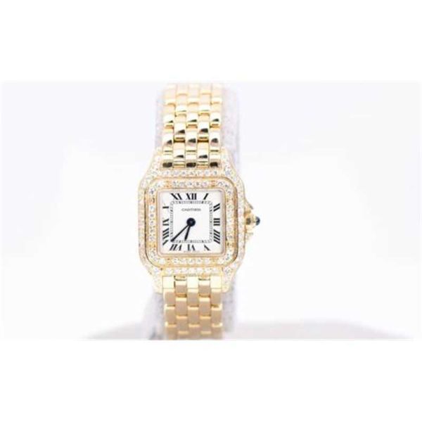 Montres de luxe CT Swiss Mades Watches CT Panthere Watch 18K Yellow Gold Factory Diamonds - Box et service CT