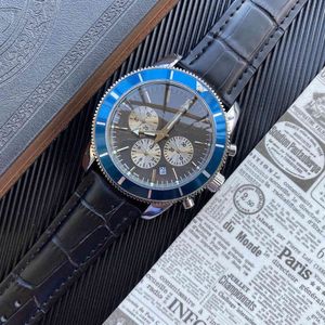 Relojes de lujo para hombres mecánicos Wallwatch Six Pin Running de la marca del segundo siglo Estilo de moda para hombre diseñador