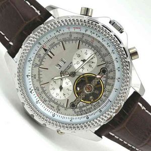 Luxe horloges voor heren Mechanica polshorloge Vijf pin uitgehold Heren 100 jaar oud mechanisch horloge Verkopen stalen riem 1310 Designer