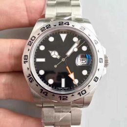 Luxe horloges voor heren automatisch horloge sappire glas roestvrijstalen armband AAA -kwaliteit 42 mm exp reloj de lujo montre de luxe orologio