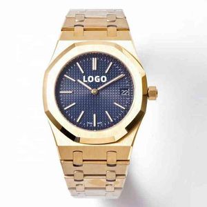 Montres de luxe pour hommes plongeur mécanique 39mm 15202 Eta 2121 mouvement plein or marque Genève Designers montres-bracelets