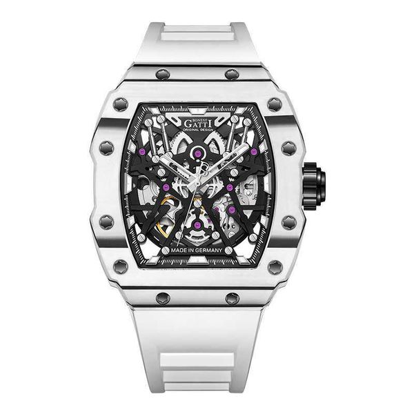 Montres de luxe pour hommes mécanique chute en fibre de carbone boîtier en acier inoxydable hommes étanche lumineux marque suisse Designer Sport montre-bracelet