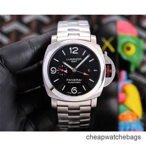 Luxe horloges voor heren Mechanisch horloge Panerei Zwitserse automatische beweging Sapphire spiegelgrootte 44 mm 13mm 904 Steel Watchband Brand Italië S 2SG1