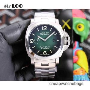 Luxe horloges voor herenmechanisch horloge Panerei Swiss Automatic Sapphire Mirror 45mm 13mm 904 Steel Watchband Brand Italië Sport Polshipes XKAH