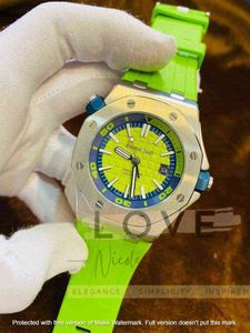 Luxe horloges voor heren Mechanisch horloge Diver Funky Color Geneva merkontwerpers polshorloges ub9n lpyk