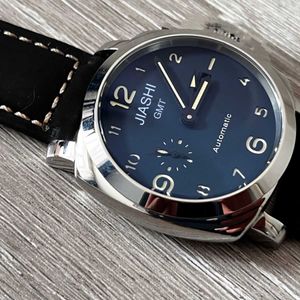 Luxe horloges voor heren Mechanisch horloge Seagull-beweging Stijlpaneel 25 Leer is duurzaam met overzeese bescherming en kan worden gelanceerd Beha