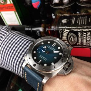 Luxe horloges voor heren Mechanisch horloge Automatische saffierspiegel 47 mm 13 mm Geïmporteerde rubberen horlogeband Merk Italië Sporthorloges Yzrf