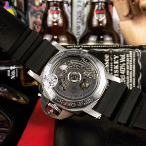 Luxe horloges voor heren Mechanisch horloge Zwitsers automatisch uurwerk Saffierspiegel 47 mm Geïmporteerde rubberen horlogeband Merk Italië Sport Xto1