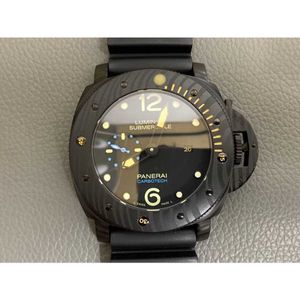 Luxe horloges voor Mens Mechanical Watch Automatic Sapphire Mirror 47mm 13 mm geïmporteerd rubberen horlogebandmerk Italië Sport Polshipes 2K8C
