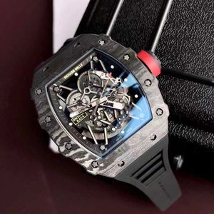 Montres de luxe pour hommes montre mécanique Rm35-02 mouvement automatique suisse miroir saphir importé bracelet en caoutchouc marque Designer Sp