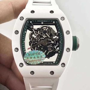 Relojes de lujo para hombre Reloj mecánico Diamante Automático Mecánico Reloj de silicona para hombre Rm113 Reloj de pulsera deportivo de marca suiza