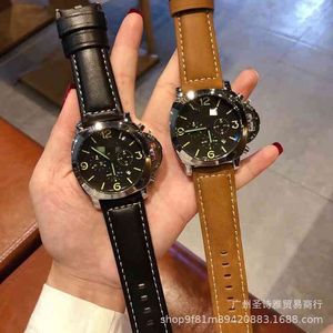 Montres de luxe pour hommes montre-bracelet mécanique Peijia bande d'affaires lumineuse deuxième fonction de course concepteur