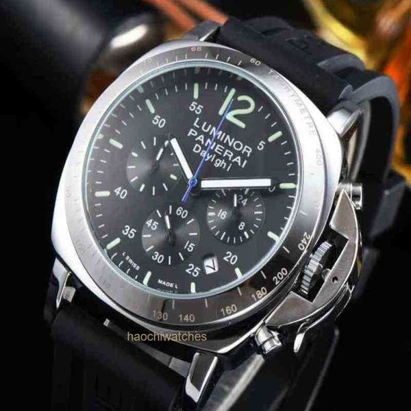 Montres de luxe pour hommes montre-bracelet mécanique Panerrais montres de créateurs multifonctions haute qualité saphir grand diamètre montre E419