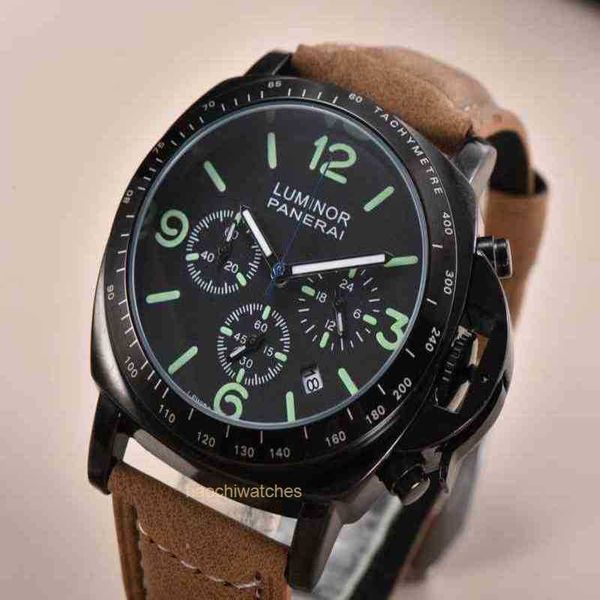 Montres de luxe pour hommes montre-bracelet mécanique Panerrais montres de créateur multifonctions haute qualité saphir grand diamètre montre W7FE