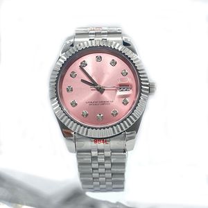 Luxe horloges van hoge kwaliteit Automatisch mechanisch herenhorloge 36 / 41 mm Volledig roestvrij staal Dames 28/31 quartzbatterij Superheldere saffierhorloges horlogeband