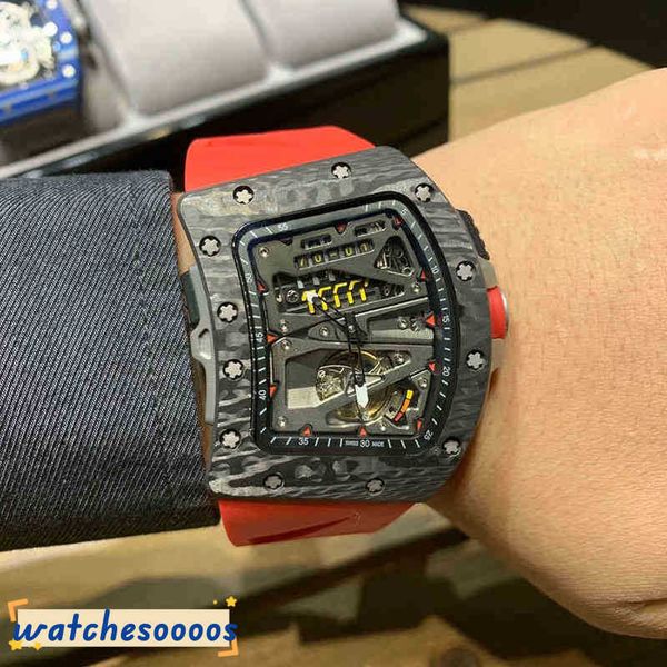 Montres de luxe Watch Watch Swiss Mouvement Limited Edition Wristwatch Business Leisure RM70-01 Case de carbone entièrement en carbone Watchesi6MP
