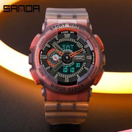 Montres de luxe hommes horloge à quartz femmes LED montre-bracelet numérique g étanche choc militaire montre de sport pour hommes Relogio Masculino G1303y