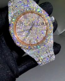 montres de luxe hommes montre montres de créateurs haute qualité mouvement montres hommes moissanite montre glacé montre diamant montre montre automatique montre mécanique 118