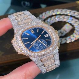 montres de luxe montres pour hommes montres de créateurs montres de mouvement de haute qualité hommes montre moissanite montre glacée montre diamant montre 304k