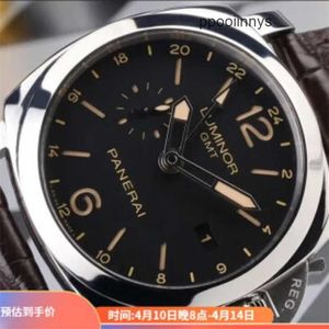 Montres de luxe Paneraisiss Luminor Watch italien Design Mens Watch Luminor1950 série 44 mm de diamètre Affichage Automatique Mécanique Mécanique Regarder Nu Watch No Pam00