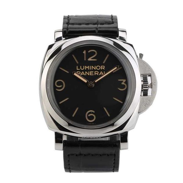 Montres de luxe Paneraiss Luminor Montre Série Design Italien Acier de Précision Manuel Mécanique Homme Pam00372 Étanche Designer Acier Inoxydable