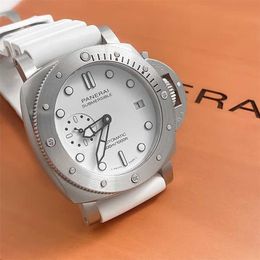 Luxe horloges replica's Paneraai automatische chronograaf polshorloges ne wpane hmens hstea lthseri es42mm diam eterauto maticmech anicalcale ndardisp l