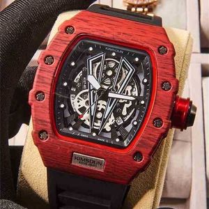 Luxe horloges Replica's Richardmills Automatisch uurwerk Horloges Automatisch r Horloge Heren Mechanisch Wijnvat Persoonlijkheid Ontwerper Waterdicht