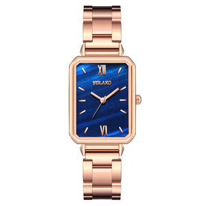 Luxe horloges Womens polshorloges voor dames stalen riem horloge sieraden buckle y0404