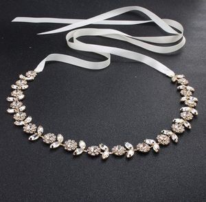 luxe Bruiloft Sjerpen Bruidsriem 2019 mode Strass versiering Voor Bruiloft Gala Feest Avondjurk accessoires Riem 100 han1876730