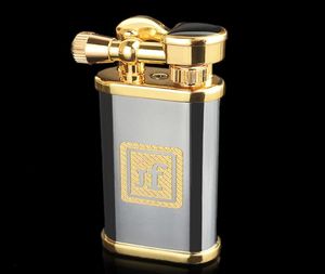 Rueda de lujo Kerosene Metal Lighter Classic Lift Arm Tipo de cigarrillo Flame Fashion Fashion Mirror Forra para CollectionDecora1085257