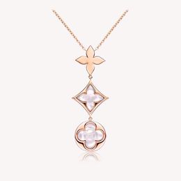 Collar de joyería de collar de fritillarios blancos de lujo Carta de marca de marca para mujeres marcas de moda collares de joyas de San Valentín172