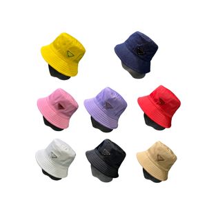 Luxe brede rand hoed casquette ontwerper emmers hoeden demin brede rand gerafeld expeditie zomer geel licht roze zilveren toon buiten vissen cowboy