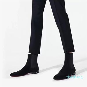 Bottines d'hiver de luxe pour hommes, bottes en cuir de veau confortables, noir et marron, robe de soirée parfaite, mariage Martin Knight Booty EU38-47