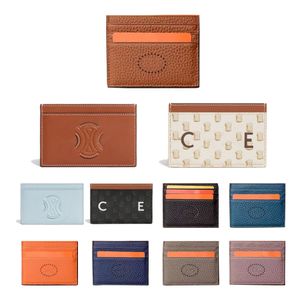 Luxe avec boîte portefeuille femmes hommes portefeuilles de créateurs porte-cartes porte-monnaie classique en peau de mouton lisse en cuir CL porte-cartes porte-monnaie évider pochette clé