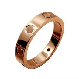 Mujer de lujo diseñador anillo hiphop acero inoxidable diamante boda banda calle moda niñas regalo nunca se desvanecen B4085200 casual male love rings men ZB010 I4