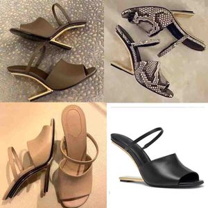 Femme de luxe Première sandale talon compensé chaussures de pompe design noir blanc cuir de veau nu velours 105mm bottes à talons hauts cuirs de peau de mouton 35-42 boîte
