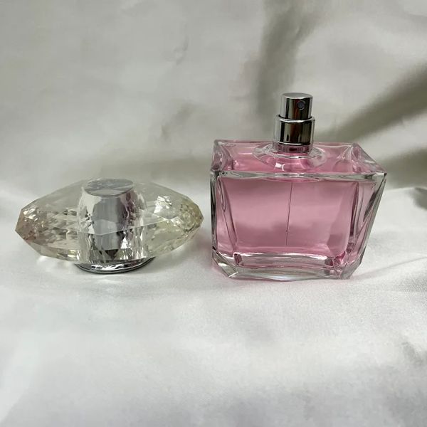 Parfum de luxe pour femme Parfum 90 ml Eau de toilette longue durée Bonne odeur EDT Lady Girl Pink Diamond Parfum Cologne Vaporisateur Parfums plus durables Expédition rapide