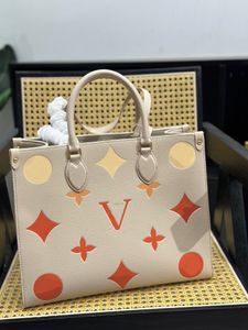Luxe dames tassen mode boodschappentassen geprinte handtassen ontwerper hoogwaardige draagtassen bloem in reliëf roze draagtas handtassen klassieke schoudertas